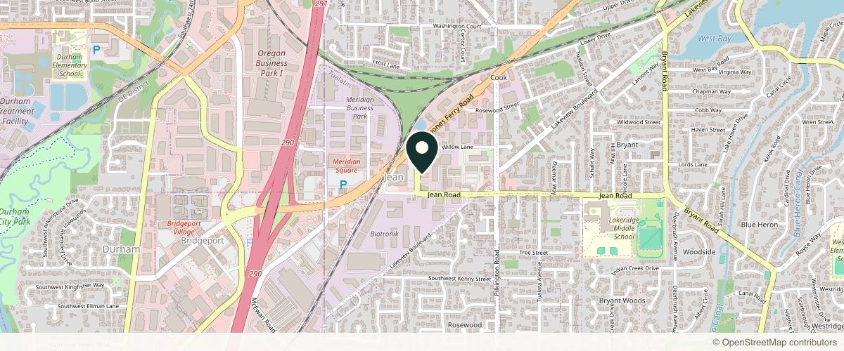Map showing Deniz Gerecci MD in Lake Oswego, Oregon