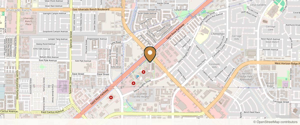 Map showing Desert Hills Plastic Surgery Center in Las Vegas, Nevada