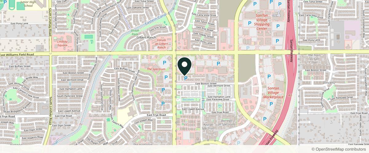 Map showing Desert Sky Dermatology in Phoenix, Arizona