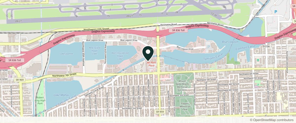 Map showing Design Plastic Surgery in Miami, Florida