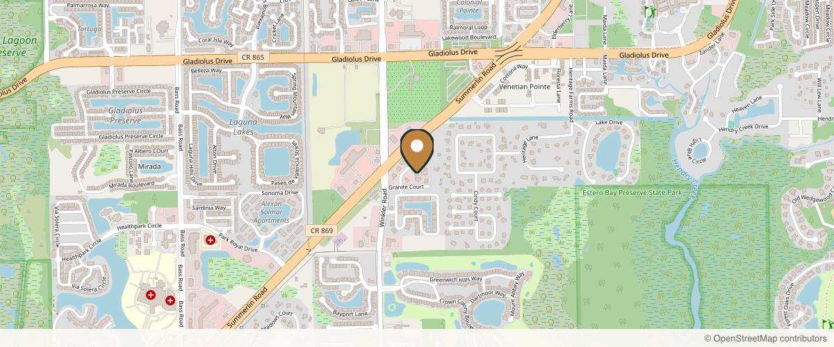 Map showing Douglas Stevens, MD in Fort Myers, Florida