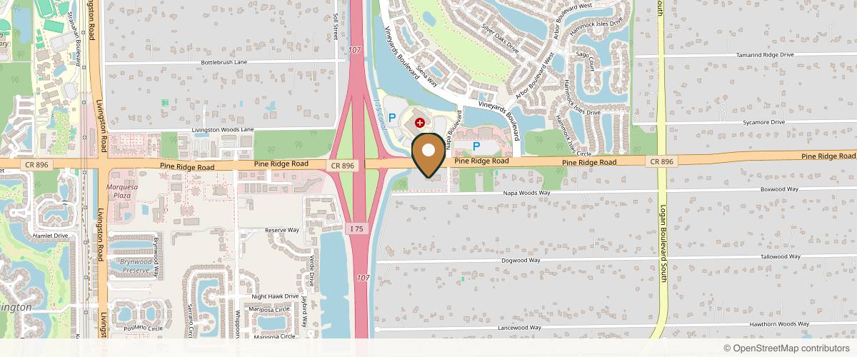 Map showing Dr. Andrew Turk: Naples Cosmetic Surgery Center in Naples, Florida