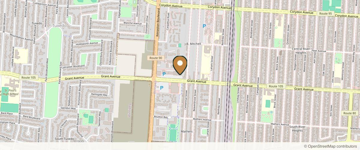 Map showing Dr. Avi Islur | Plastic Surgeon in Winnipeg, Manitoba