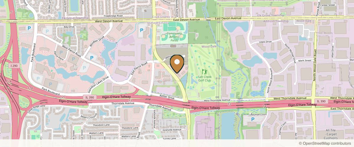 Map showing Dr. Brad Ashpole, MD in Schaumburg, Illinois