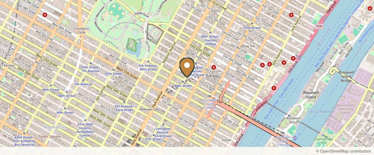 Map showing Dr. Elliot Heller, MD - Plastic Surgeon in NYC in Staten Island, New York