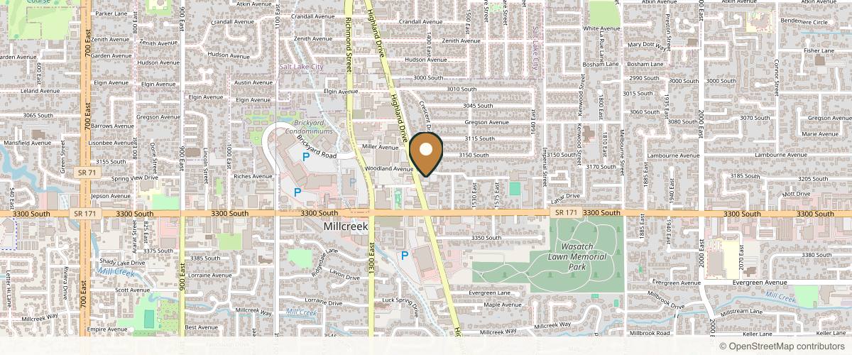 Map showing Dr. Eric W. Cerrati, MD in Salt Lake City, Utah
