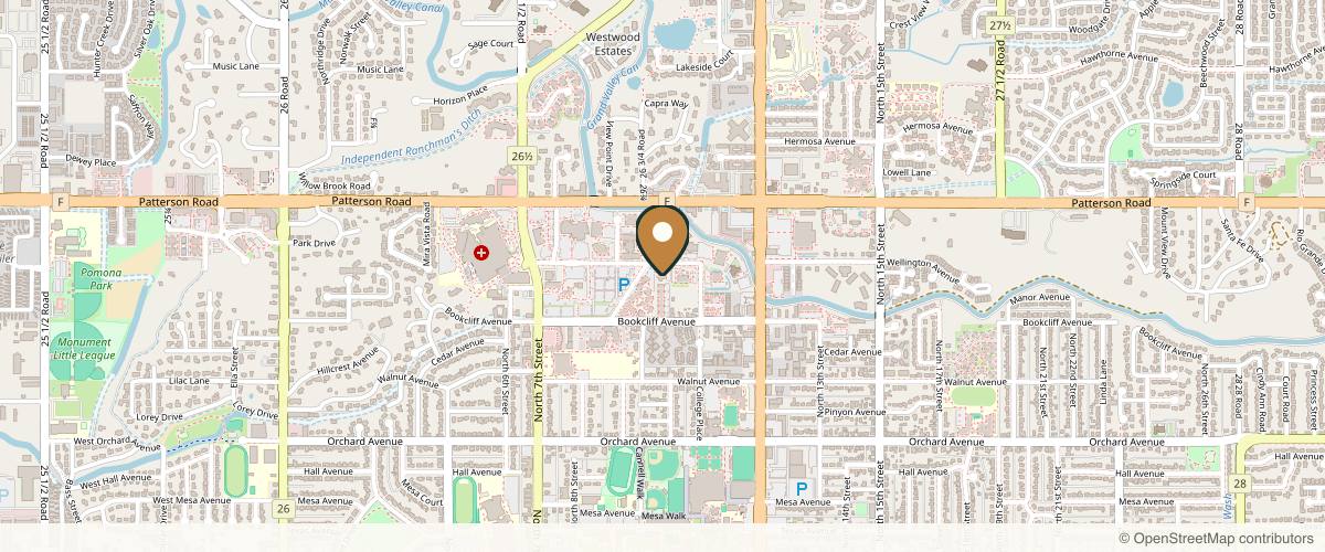 Map showing Dr. Gayathri J. Sekharan, MD in Grand Junction, Colorado