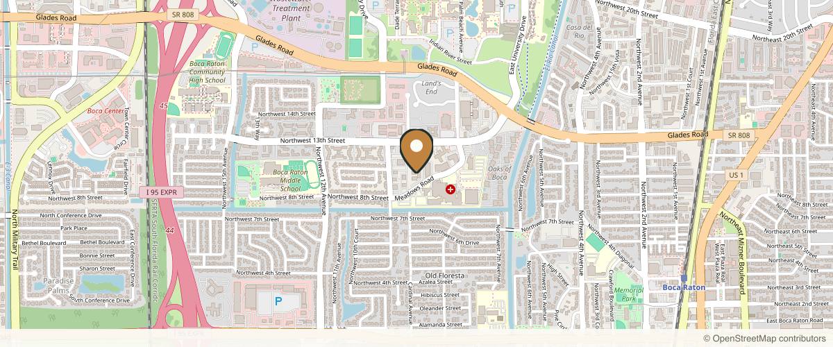 Map showing Dr. Giancarlo Plastic Surgery, PLLC in Boca Raton, Florida