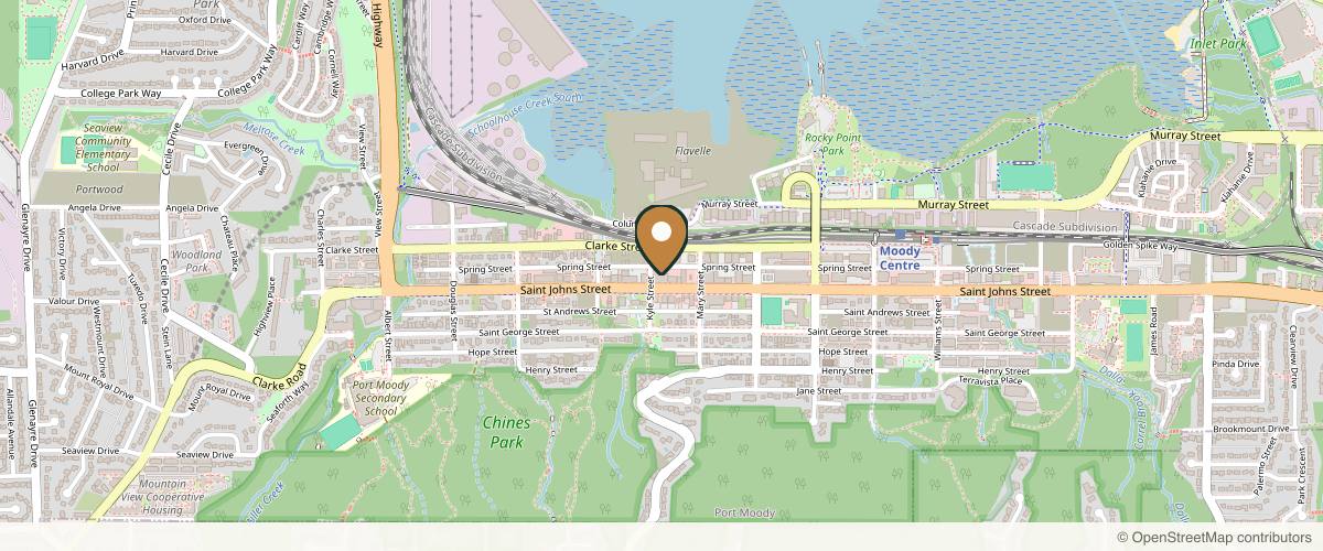 Map showing Dr. H. Ukani in Burnaby, British Columbia