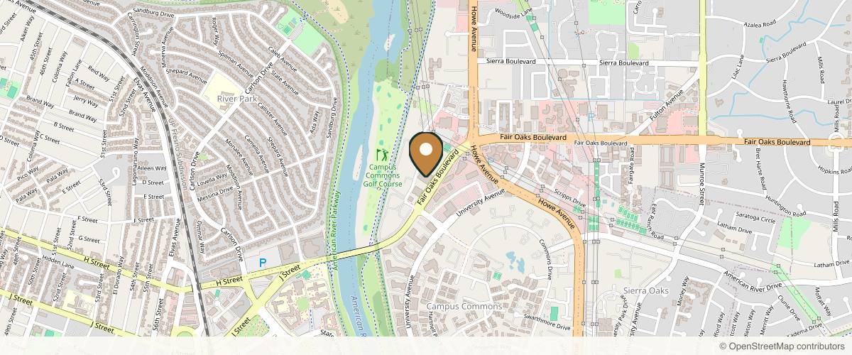 Map showing Dr. Kaye Riolo - Ideal Plastic Surgery in Sacramento, California
