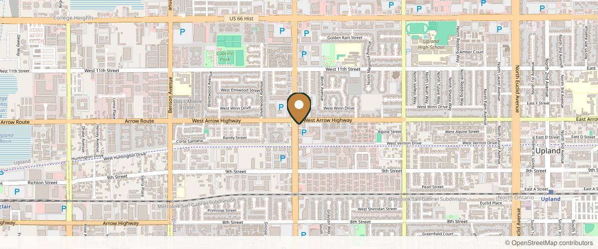 Map showing Dr. Matthew J Nykiel in Riverside, California