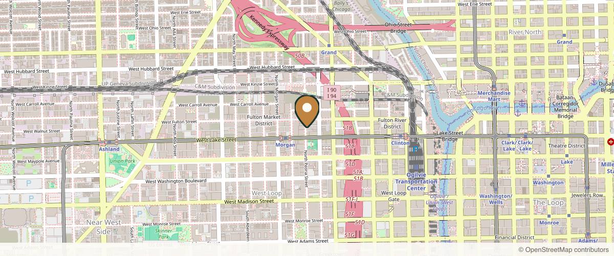 Map showing Dr. Otto Placik | Chicago Plastic Surgeon in Chicago, Illinois