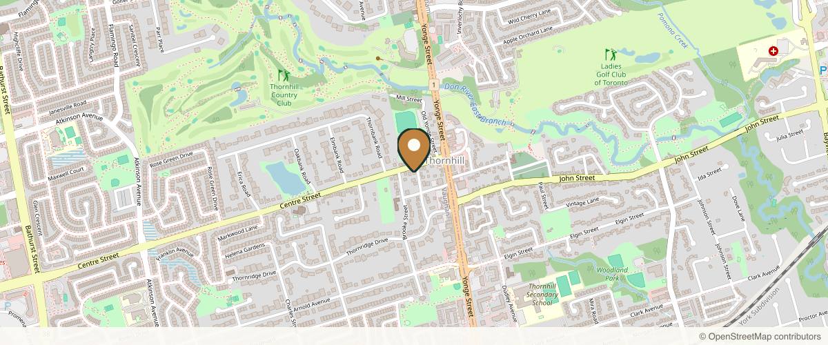 Map showing Dr. Philip Solomon in Richmond Hill, Ontario