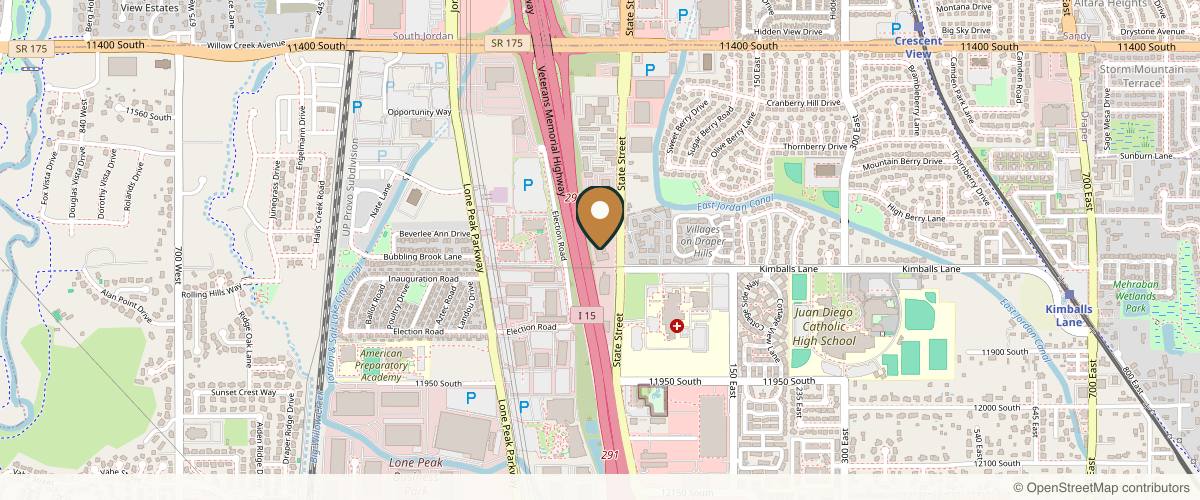 Map showing Dr. Richard Fryer in Salt Lake City, Utah