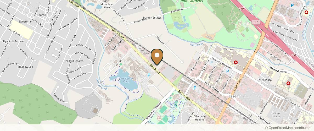 Map showing Dr. Robyn Daugherty - Daugherty Plastic Surgery in Baton Rouge, Louisiana