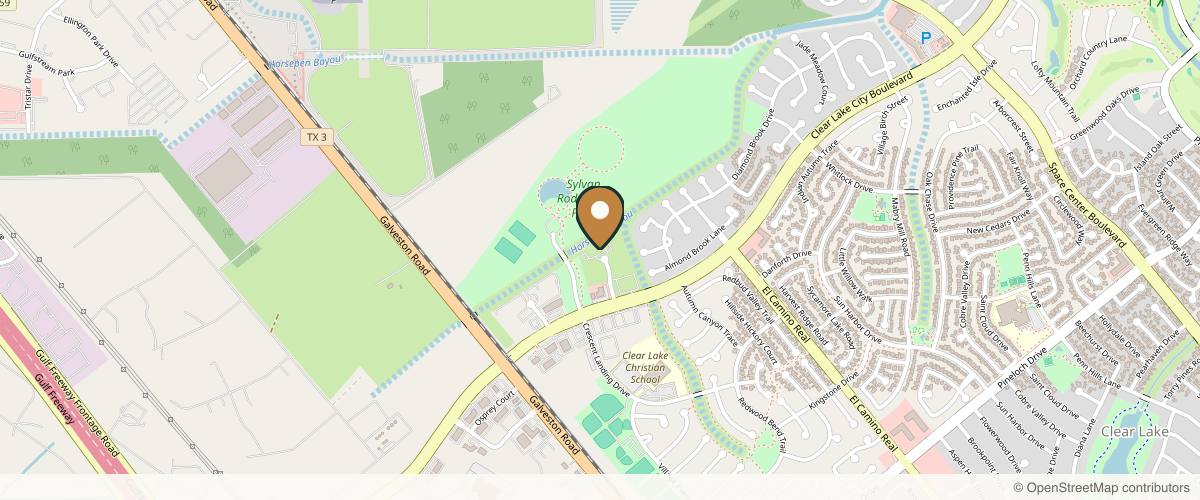 Map showing Dr. Sam Sukkar - The Clinic for Plastic Surgery in Houston, Texas