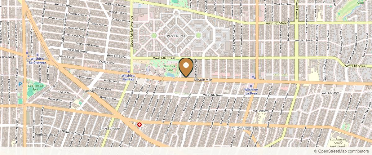 Map showing Dr. Sean Satey: Liposuction Los Angeles in Los Angeles, California