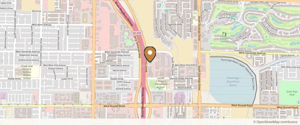 Map showing Dr. Stile Plastic Surgery in Las Vegas, Nevada