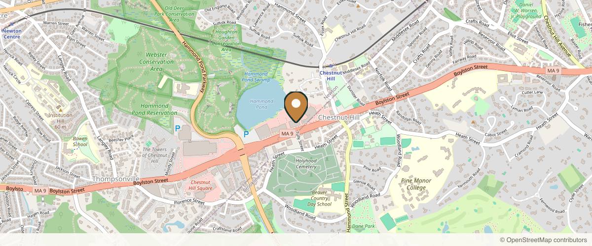 Map showing Dr. Vickram Tandon | Tandon Plastic Surgery in Boston, Massachusetts