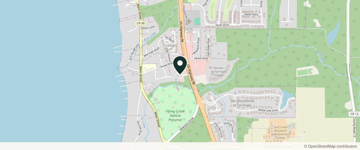 Map showing Dr. Vincent Gardner in Mobile, Alabama