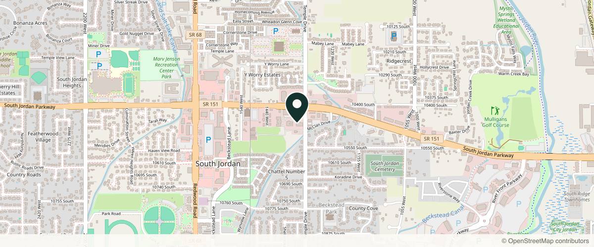 Map showing Draper Dermatology in Salt Lake City, Utah