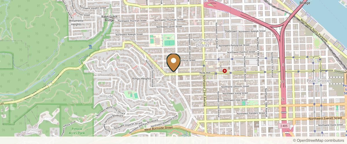 Map showing drmichaelkim Facial Plastic Surgery in Portland, Oregon