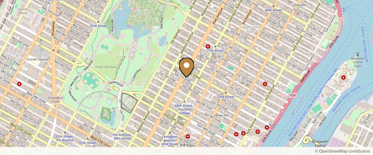 Map showing Edward S. Kwak MD - ESKMD Facial Plastic Surgery in Queens, New York
