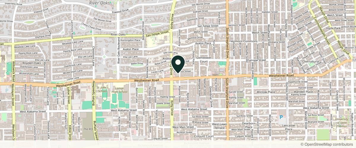 Map showing Elite Dermatology & Plastic Surgery in Houston, Texas