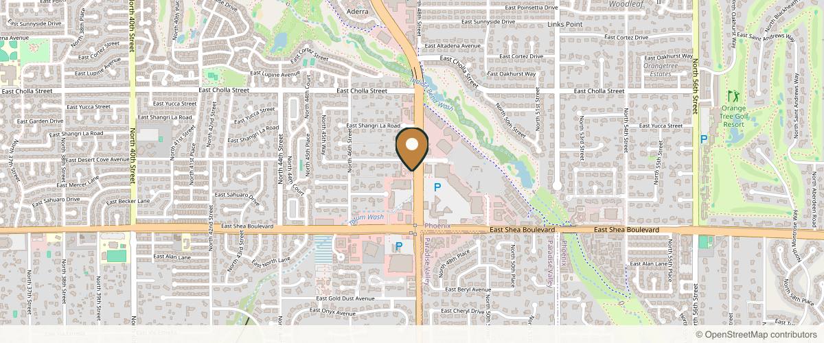 Map showing Elite Plastic Surgery - Phoenix AZ in Phoenix, Arizona