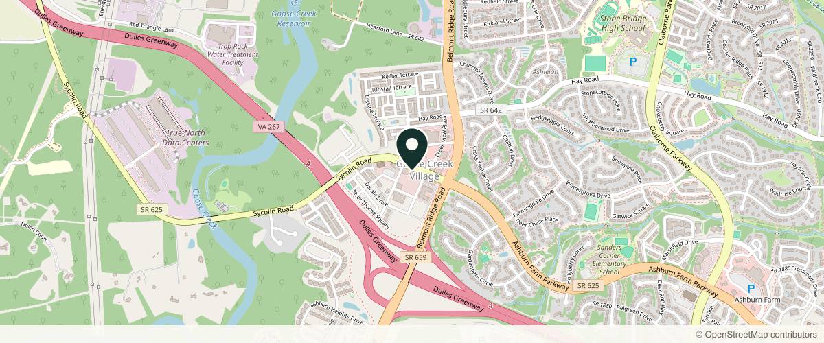 Map showing Elle Aesthetic Arts and Plastic Surgery in Arlington, Virginia