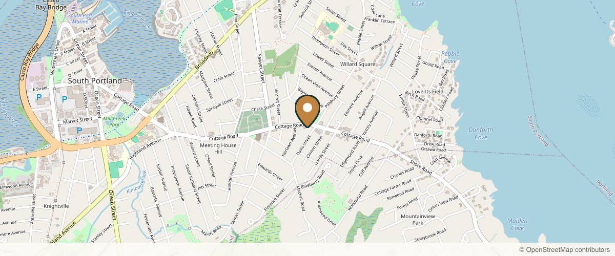 Map showing Elle Medical Aesthetics: Boutique Injectable and Skin Care Studio in Portland, Maine
