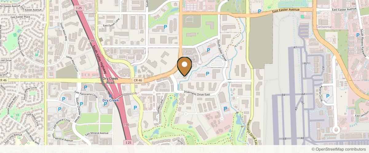 Map showing Emily Bratton, MD, FACS- Oculofacial Plastic Surgeon in Cherry Creek, Colorado