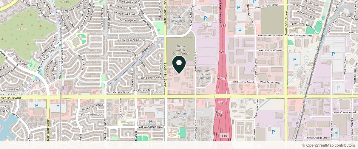 Map showing English Dermatology Ahwatukee in Chandler, Arizona