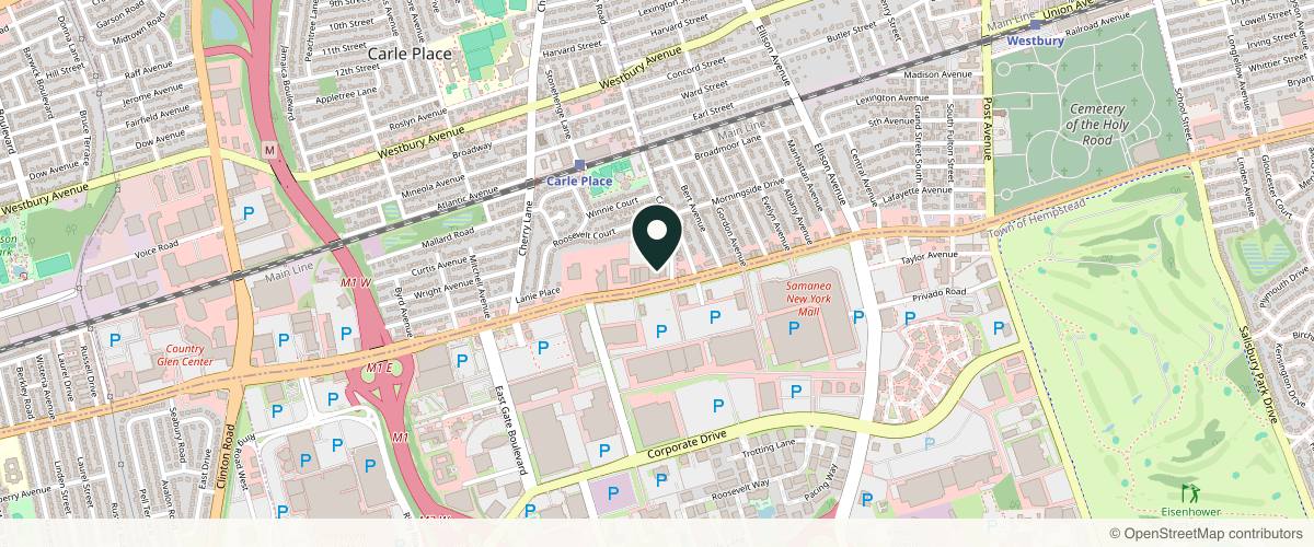 Map showing Epoch Dermatology in Garden City, New York