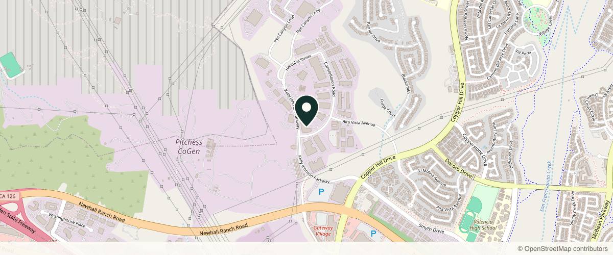 Map showing Eyesthetica - Valencia Eyelid Surgery in Santa Clarita, California