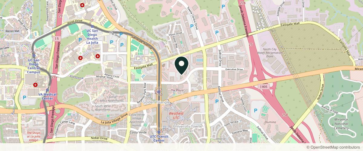 Map showing Faces Plus: Dr. Steven Cohen in San Diego, California