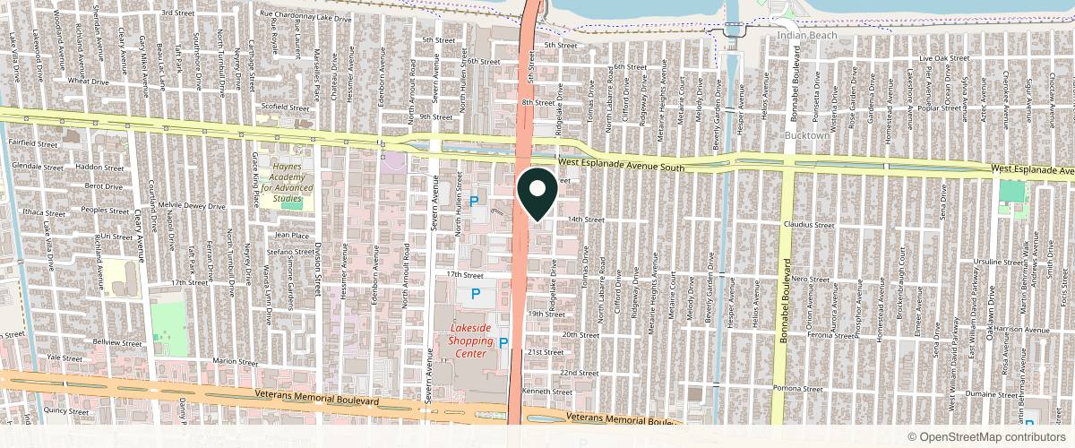 Map showing Family Dermatology Specialists LLC in New Orleans, Louisiana