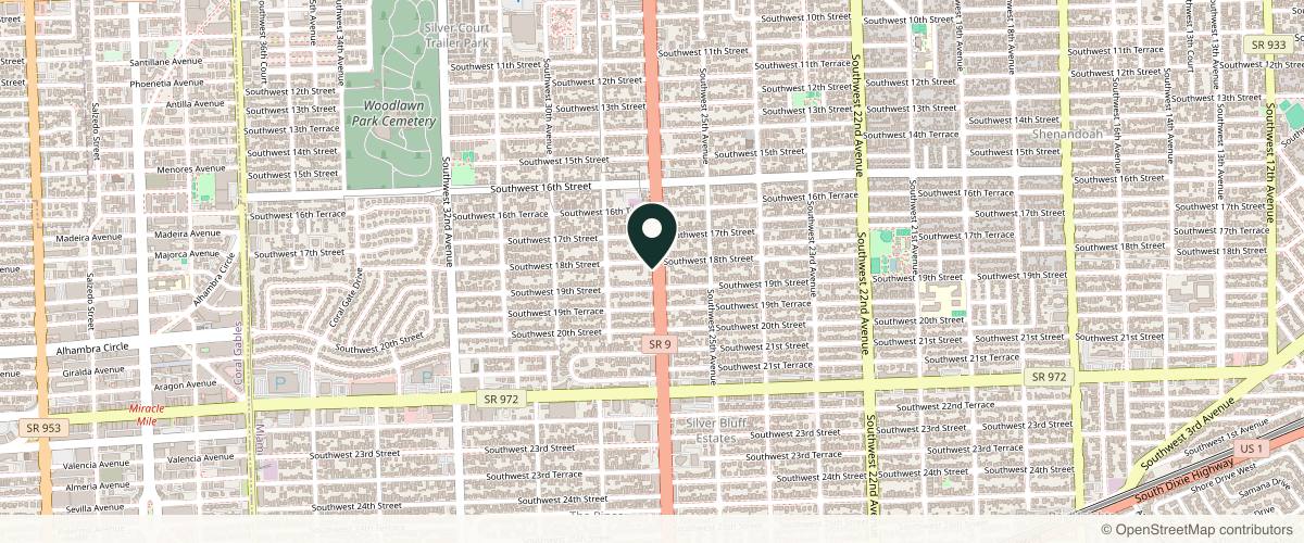 Map showing Flow Plastic Surgery in Miami, Florida