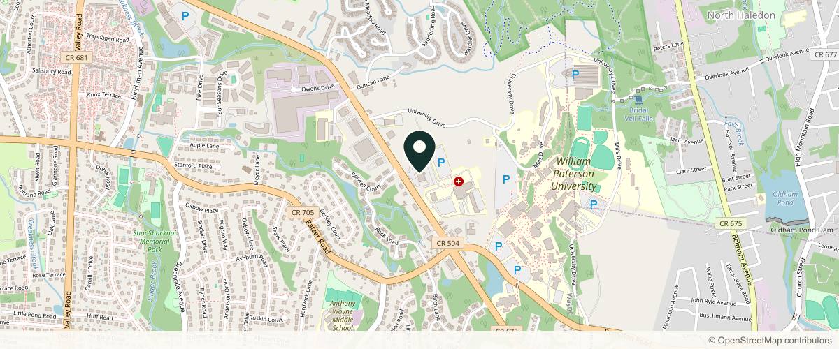 Map showing Ganchi Plastic Surgery in Ridgewood, New Jersey