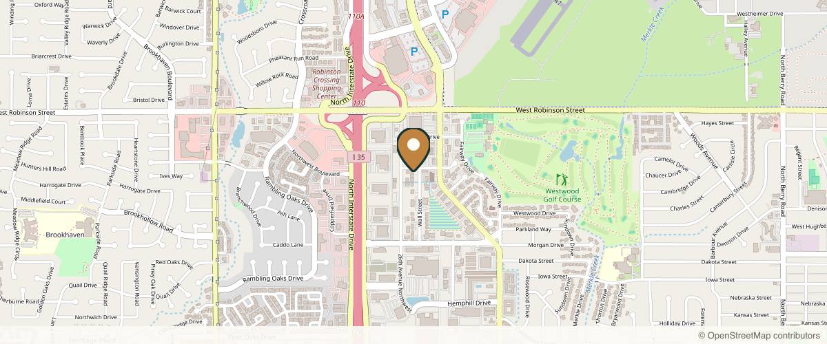 Map showing Genesis Plastic Surgery & Medical Spa in Norman, Oklahoma