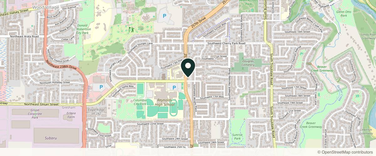 Map showing Goodskin Dermatology in Portland, Oregon