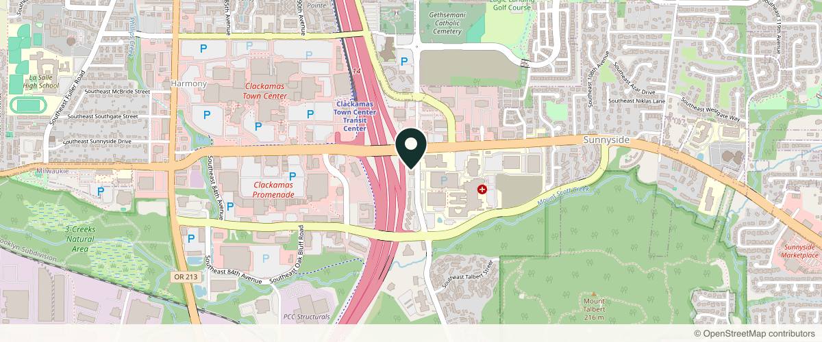 Map showing Goodskin Dermatology in Portland, Oregon