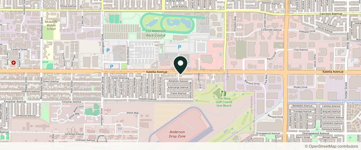 Map showing Grace Dermatology in Long Beach, California