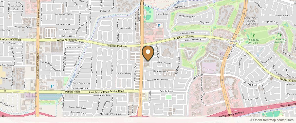 Map showing Hankins & Sohn Plastic Surgery Associates in Henderson, Nevada