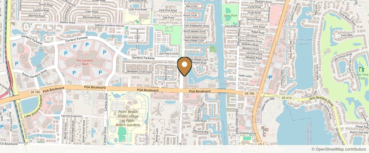 Map showing Hass Plastic Surgery & MedSpa in West Palm Beach, Florida