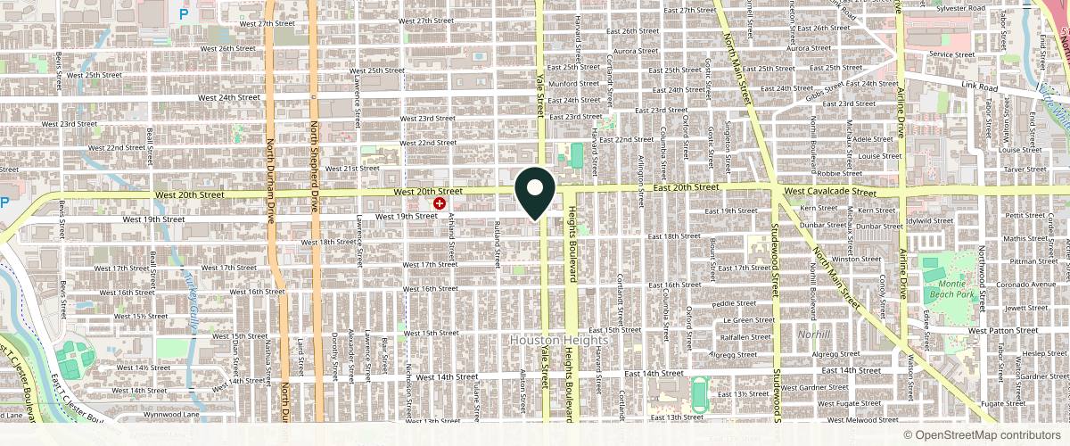 Map showing Hassler Dermatology in Houston, Texas