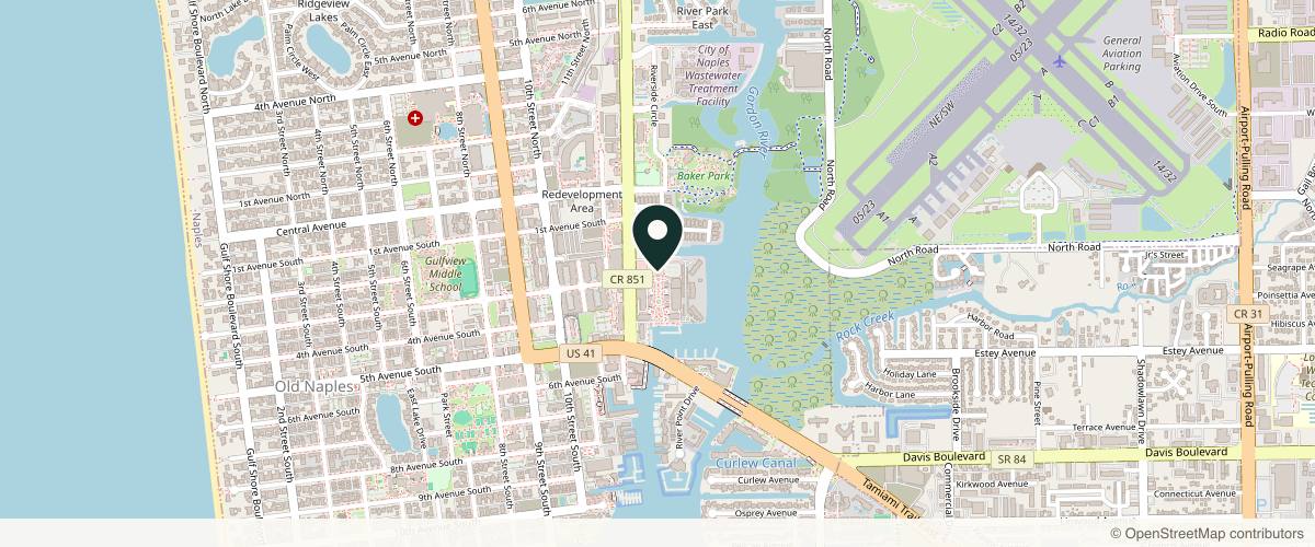 Map showing Heather E. Pontasch M.D. in Naples, Florida