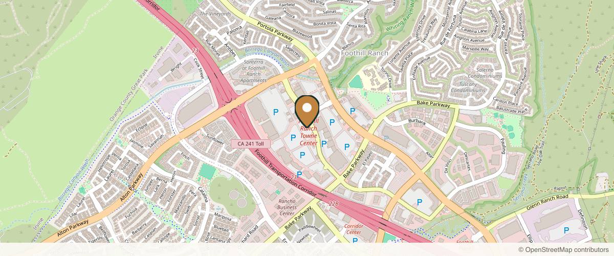 Map showing Heavenly Plastic Surgery in Irvine, California