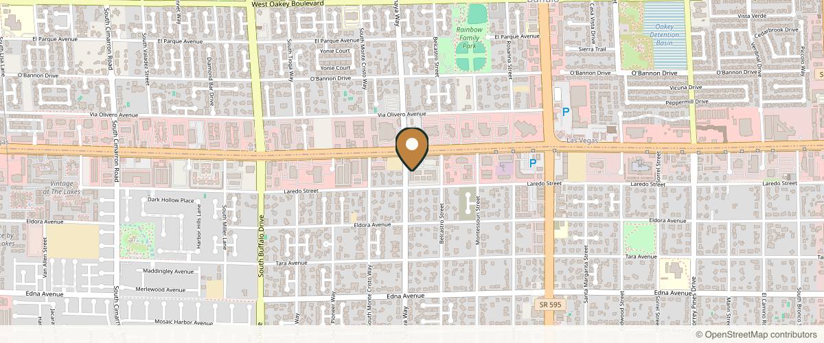Map showing Herte Center For Cosmetic Surgery in Las Vegas, Nevada