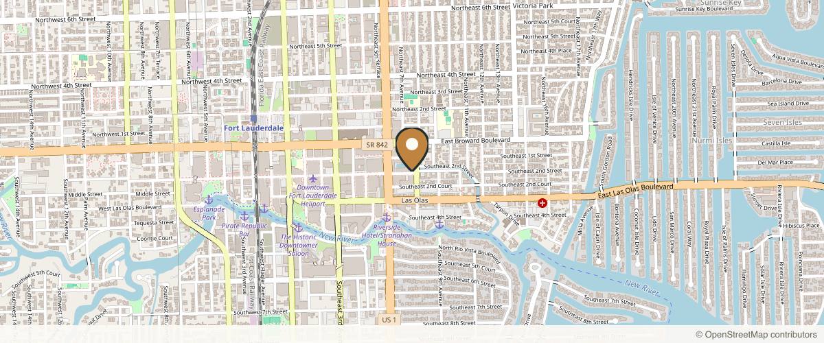 Map showing Himmarshee Plastic Surgery in Fort Lauderdale, Florida